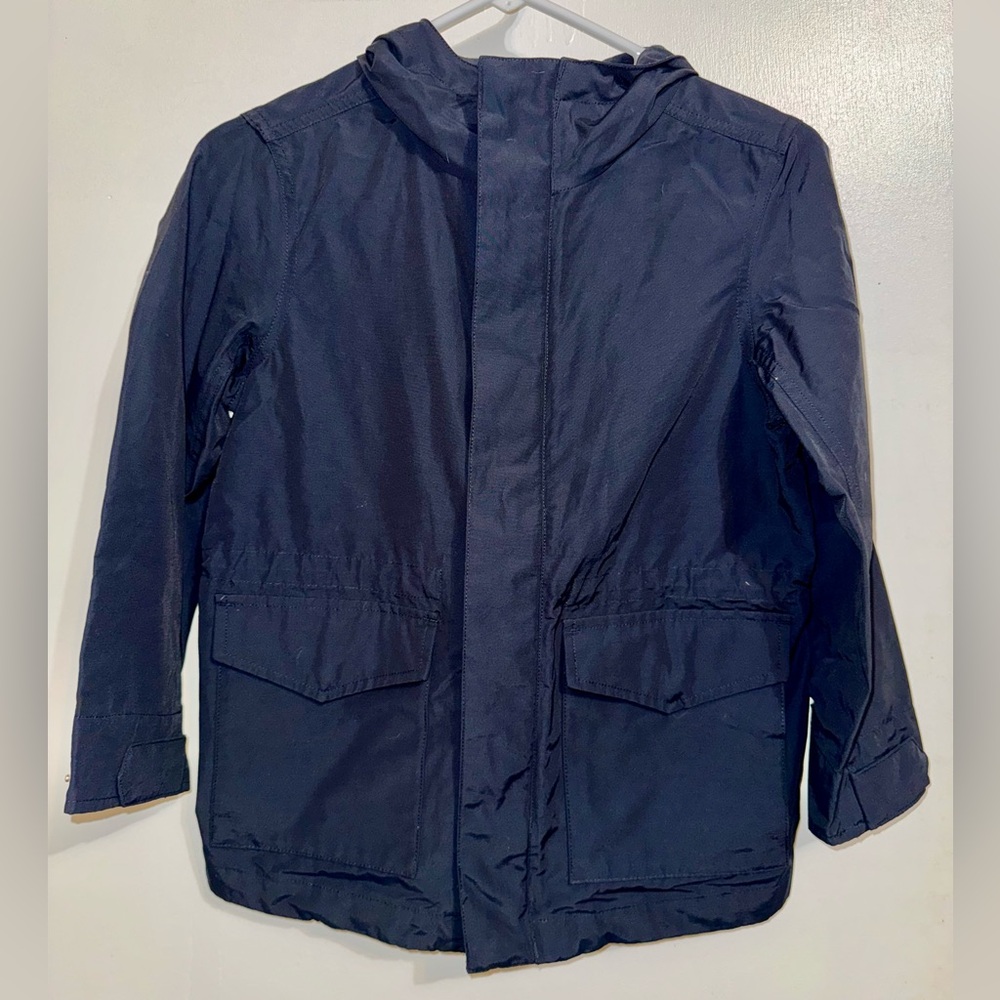 Boys crewcuts Navy Jacket hooded 6-7